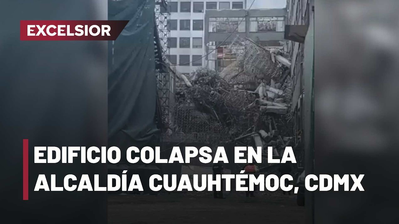 Colapsa edificio en San Antonio Abad, CDMX; reportan personas atrapadas