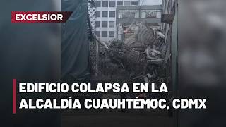 Colapsa Edificio En San Antonio Abad, Cdmx Reportan Personas Atrapadas