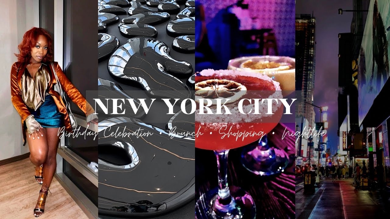 TRAVEL VLOG | NYC GIRLS TRIP | BDAY CELEBRATION | StacyStace