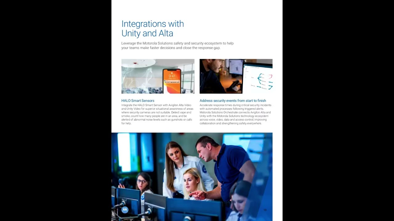 Avigilon AI Video Analytics Introduction. Motorola Solutions complete security suite.