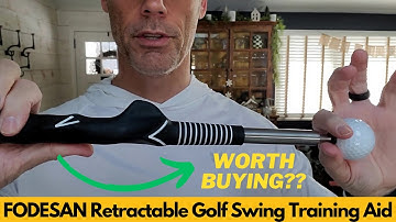 FODESAN Retractable Golf Swing Training Aid - Correct Grip Trainer with Click Feedback - Worth It?