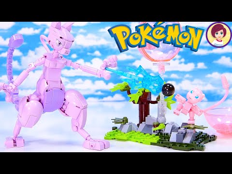Mega Construx Pokemon Mew Construction Set with character figures