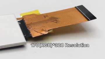 Touch PCAP TFT Display 1.9" Inch 170x320 With ST7789V SPI RGB Interface