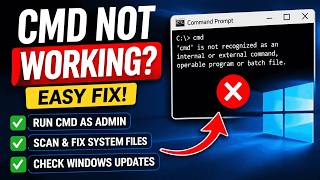 How to Fix CMD Not Working in Windows (Step-by-Step Guide) 2026