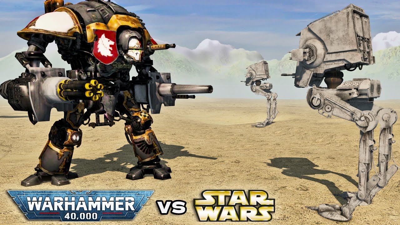 IMPERIAL GUARD vs GALACTIC EMPIRE! Warhammer 40k vs Star Wars (4K, Cinematic)