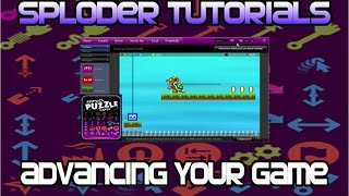 Advancing Your First Game on Physics Creator (Sploder Tutorials: Part 3)