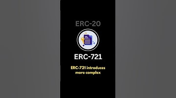 ERC-20 (Crypto) vs ERC-721 (NFTs)