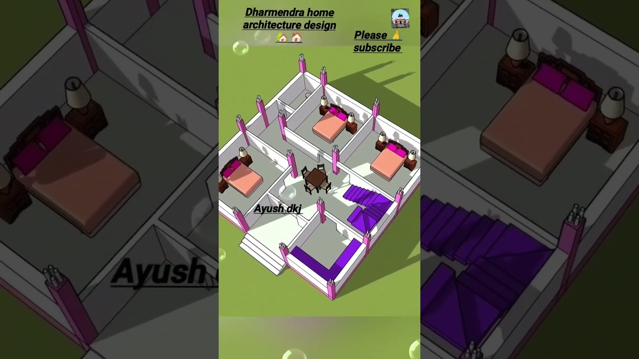 small House new design 🏠|Ghar ka Naksha|short video new 