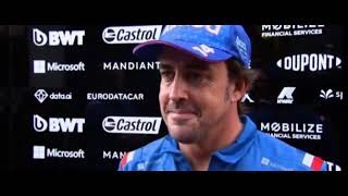 F1 2022 Fernando Alonso FP2 Interview Italian GP