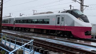 【ジョイント音】15M 常磐線 E657系K12編成(スカーレットブロッサム塗装) 特急 ひたち15号 いわき行 植田～泉間 通過 0507-01