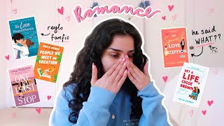 i read 5 of the most popular romance books and i no longer believe in love 💔 *no spoilers*