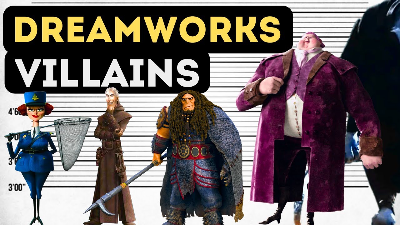 Evil Ruler Dreamworks TOP Most Evil DreamWorks Animation Villains & Size Comparison - YouTube