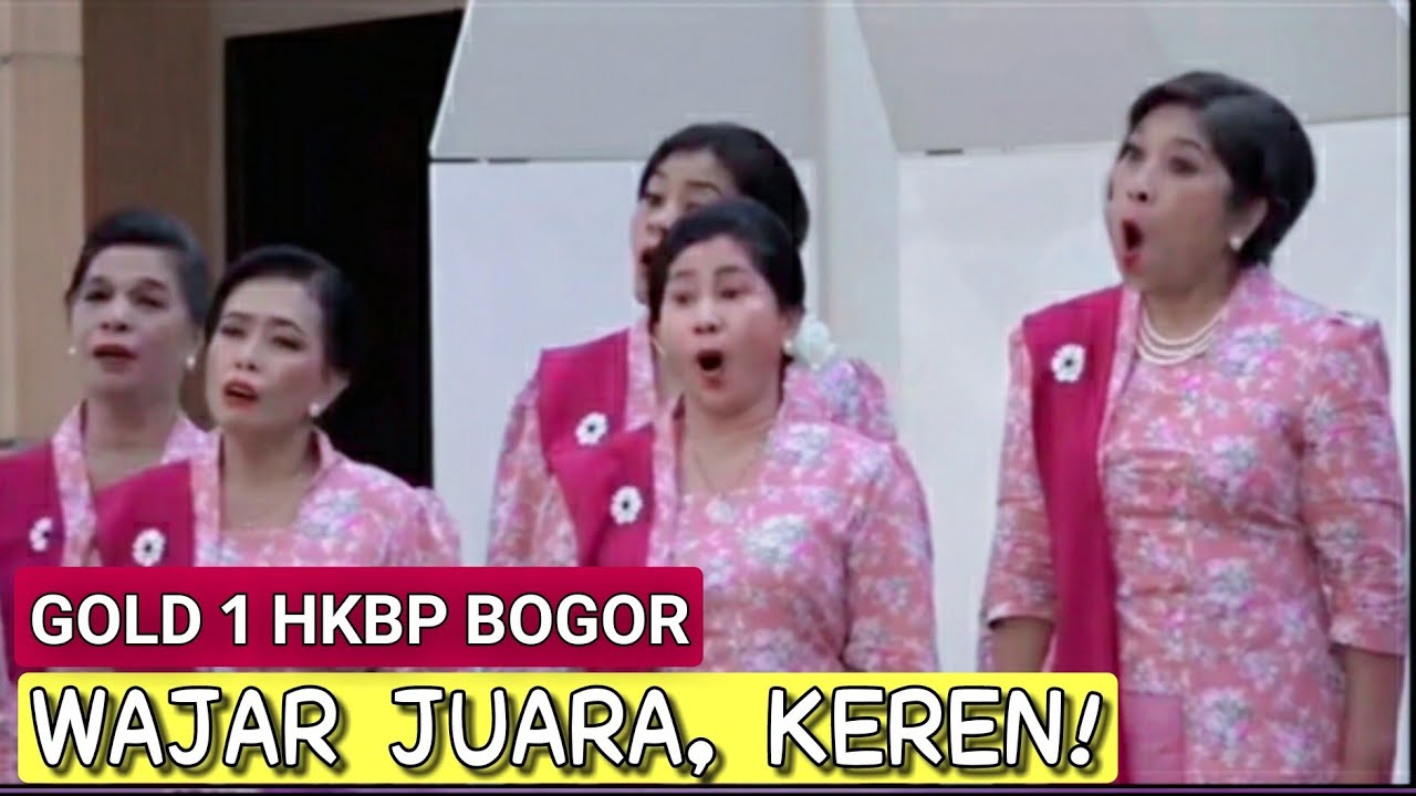 Pemenang Gold 1 - Juara Festival Koor Parompuan Distrik XXVIII DEBOSKAB HKBP Bogor