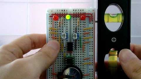 加速度センサで作る水準器を改造してみた（その１）