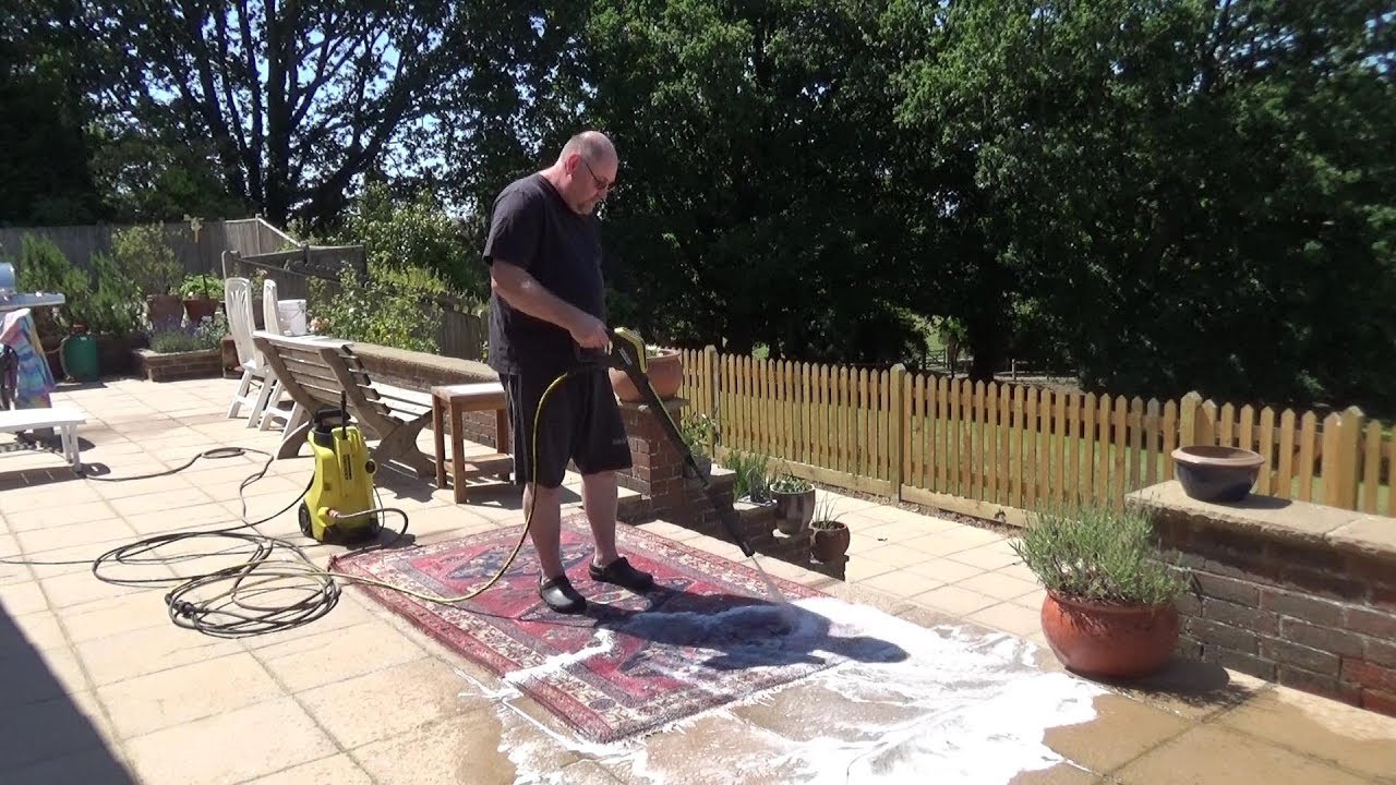 How to Pressure Wash a Rug 