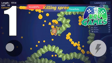 Merge Snake ! Gameplay Walkthrough #1 (Android, IOS)