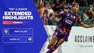 Perth Glory v Sydney FC - Extended Highlights | Isuzu UTE A-League 2023-24 | Round 12