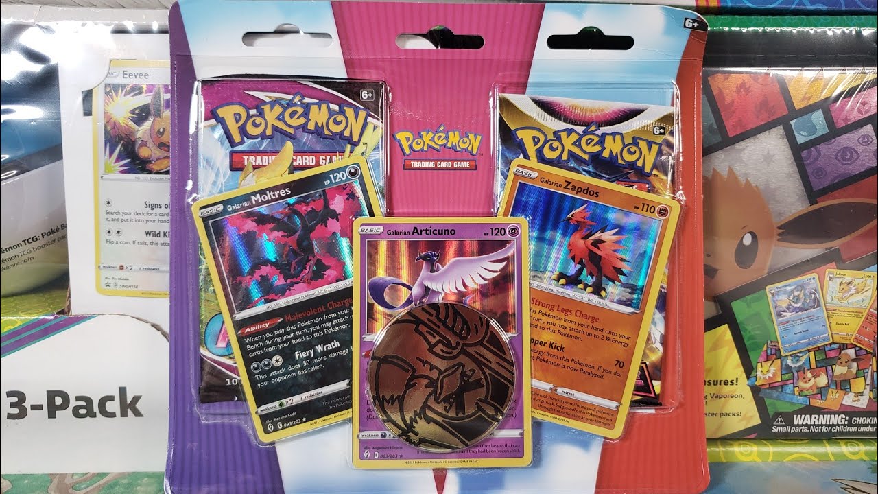 Pokémon TCG: Galarian Articuno, Galarian Zapdos & Galarian Moltres