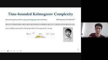 Igor Carboni Oliveira (University of Warwick) - 24/09/2020