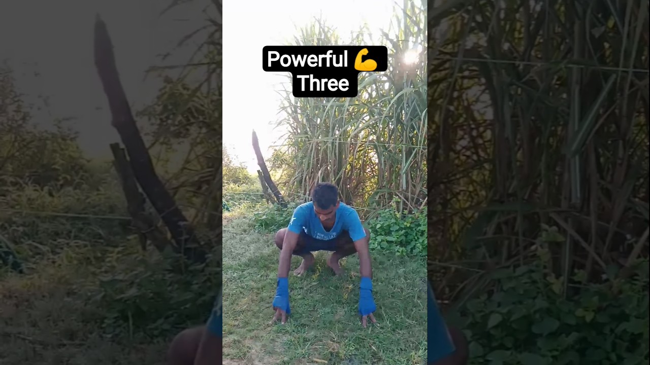 Three finger push up 