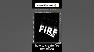 Fire Text Effect in Photoshop