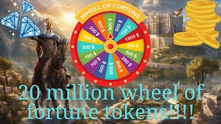 Information Evony 20 Million Wheel Of Fortune Tokens Loot Video!!! #games #evony #evonykingofreturns Update