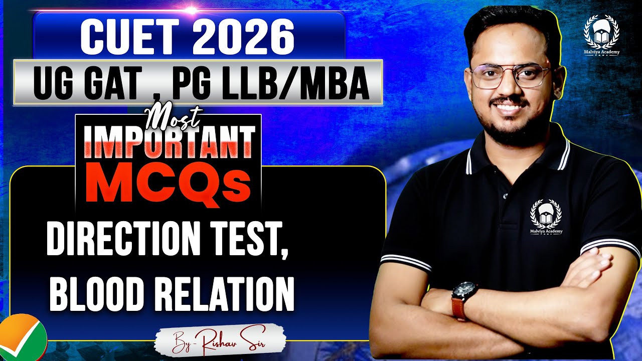 CUET 2026 GAT Reasoning Most Important MCQ-2 | Coding Decoding ...