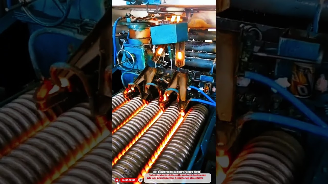 Best Innovative Glass Bottle Fire Polishing Machine