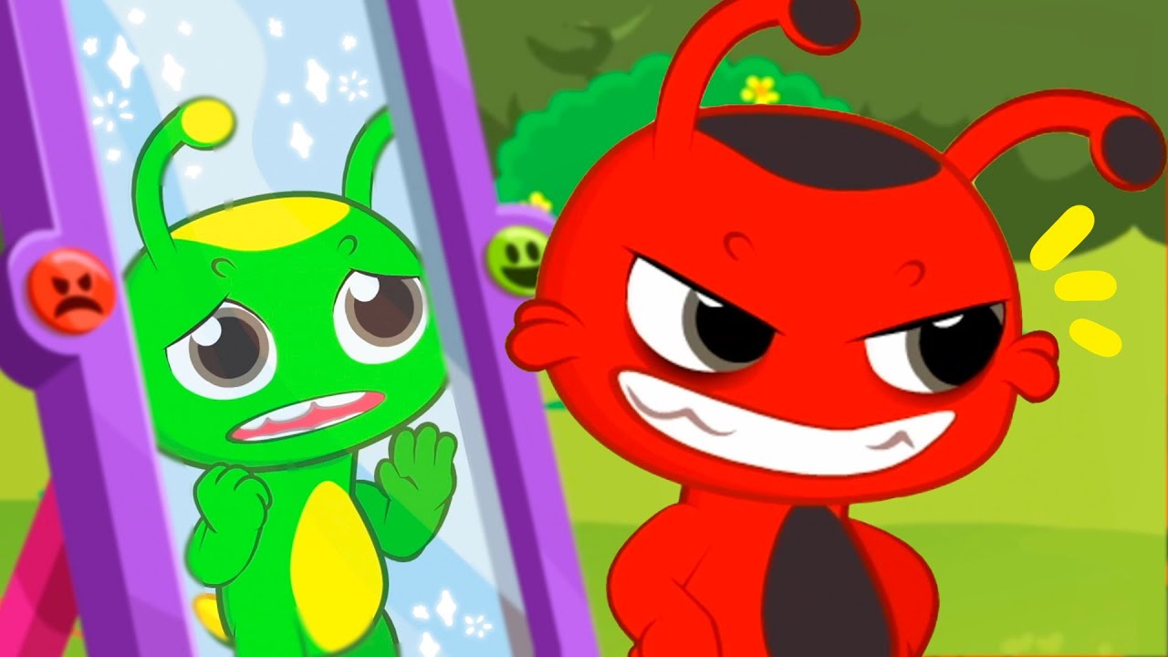 The magic mirror brings an Evil Groovy that does tricks to Groovy the Martian & Phoebe