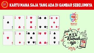 GAME ASIK TEST INGATAN KARTU REMI | Riddle Card Quiz  | #DiRumahAja screenshot 2