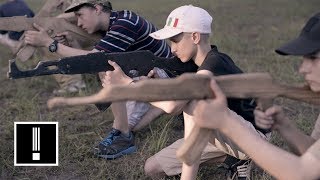 Ukraine's Hyper-Nationalist Military Summer Camp for Kids | NBC Left Field Ukraine's Hyper-Nationalist Military Summer Camp for Kids | NBC Left Field