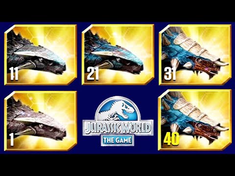 NEW ANKYLOSAURUS GEN 2 MAX LEVEL FEEDING (JURASSIC WORLD)