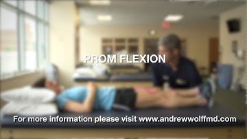Passive Range of Motion (PROM) Flexion