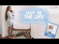 DAY IN THE LIFE WITH A NEWBORN // STAY AT HOME WORKING MOM