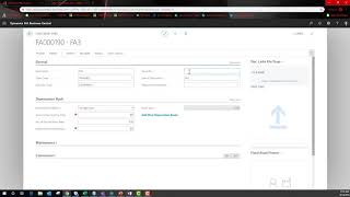 Fixed Assets within Dynamics 365 Business Central