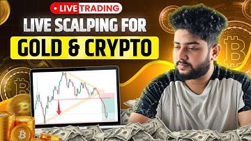 Live Crypto and Gold Scalping Trading | 07 October | #goldtrading #cryptotrading #bitcoin
