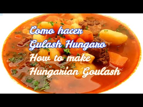 Video: Gulash Húngaro