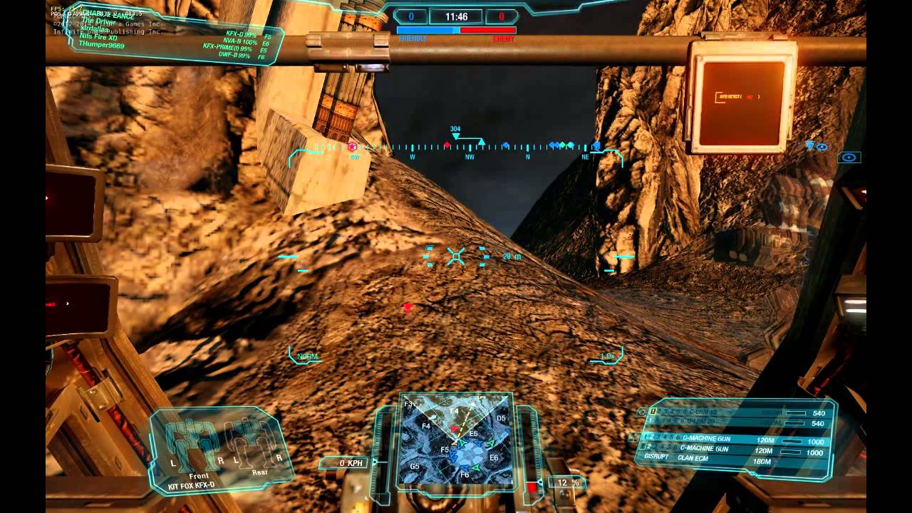 Mechwarrior Online: Kit Fox with ECM arm gameplay - YouTube