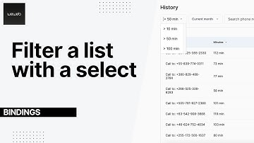 Filter data from a collection with a dropdown select