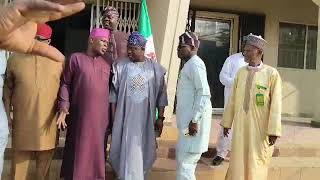 Accord NEC, National Chairman and Gov Aspirant in a Photograph Scene