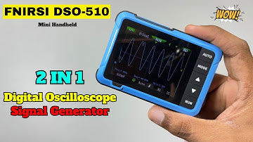 FNIRSI DSO-510 Mini Handheld Digital Oscilloscope DDS Signal Generator