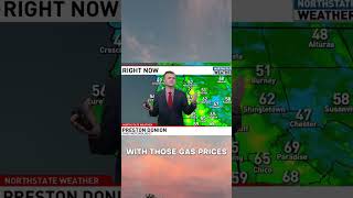 Weatherman has had enough with the high gas prices &amp; temperatures! #funny #news #bloopers #weather
