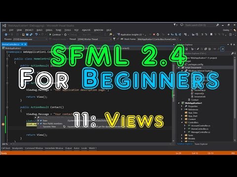 SFML 2.4 For Beginners - 11: Views.