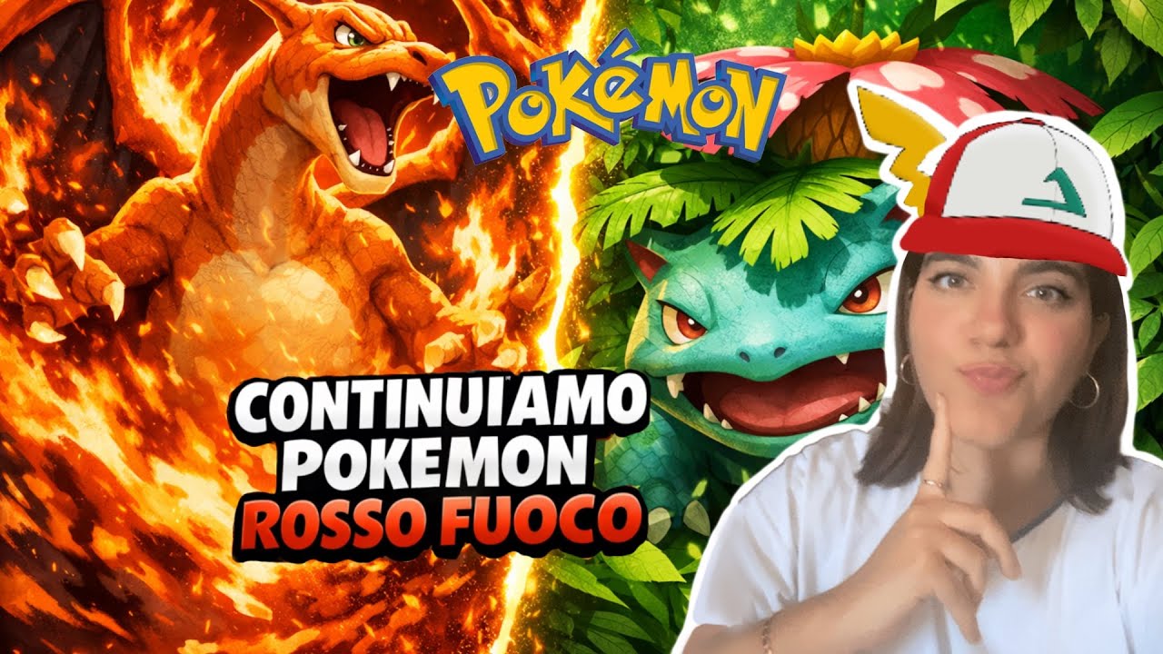 Continuiamo finalmente Pokemon Rosso Fuoco! Ti aspetto