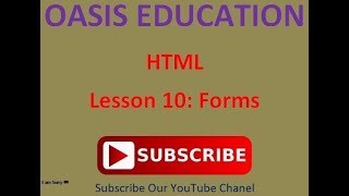 Lesson 10:  Forms