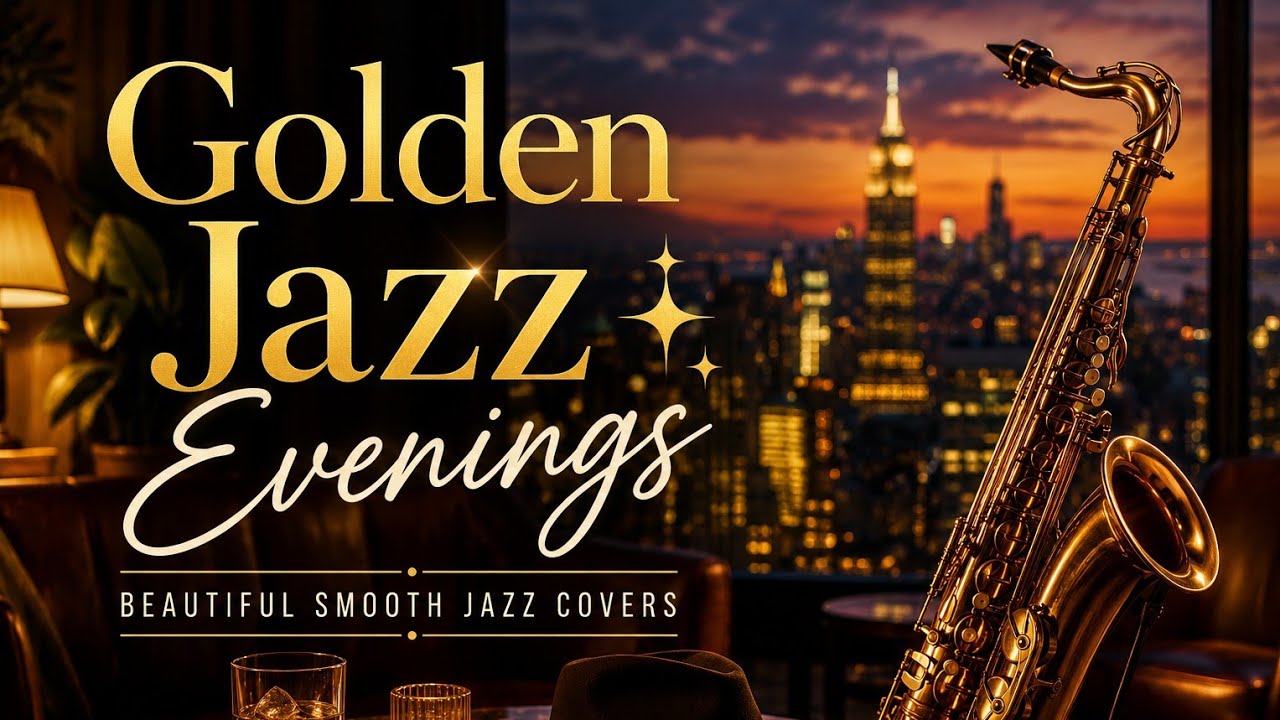 Golden Jazz Evenings | Beautiful Smooth Jazz Covers - YouTube