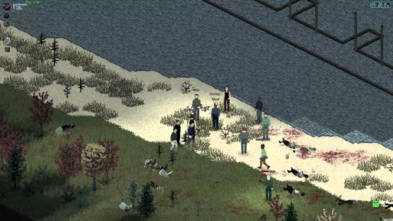 Zomboid get to the boat event (raw version) YouTube