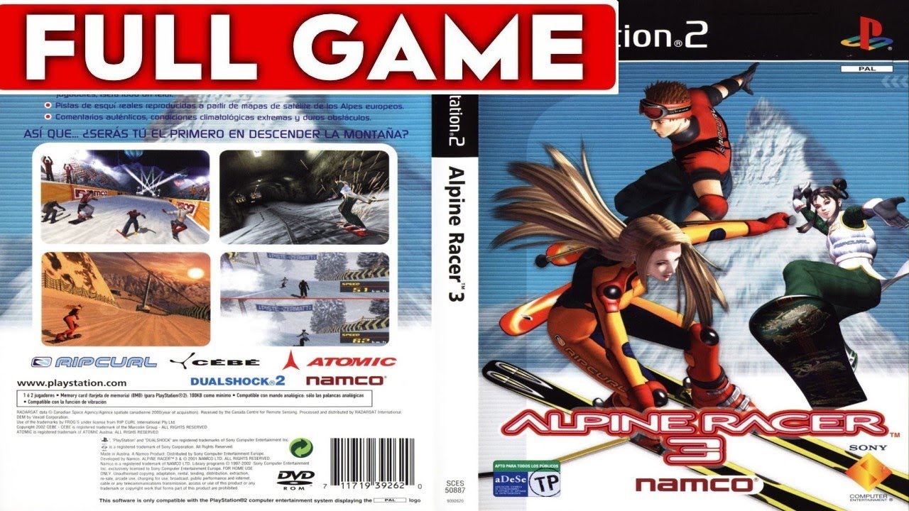 Alpine Racer 3 PS2 Full Game Walkthrough Longplay - YouTube