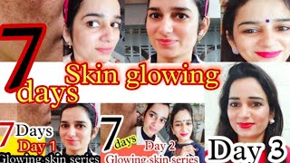7 Days Skin Glowing Series -- Day 3 -- remove dryness, pigmentation,blackheads ,pimple scars
