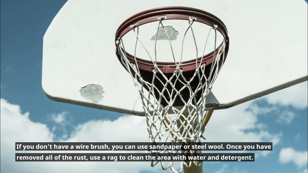 How Do You Paint A Rusted Basketball Hoop? YouTube